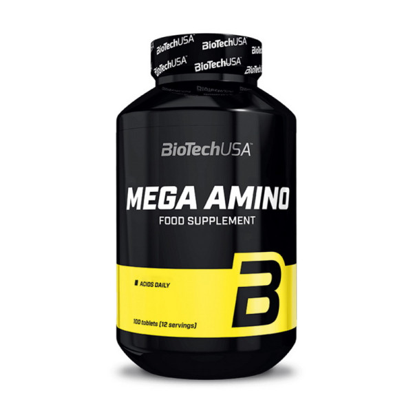Комплексна амінокислота (Amino Acids) Mega Amino (100 tabs)