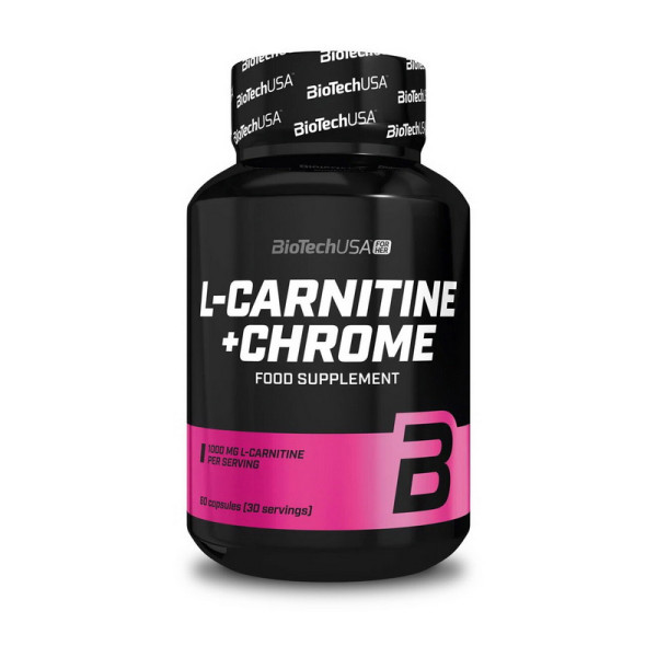 Л-карнітин (L-Carnitine) L-Carnitine + Chrome (60 caps)