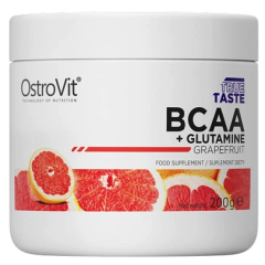 Амінокислота (БЦАА) BCAA + Glutamine (200 g, grapefruit)