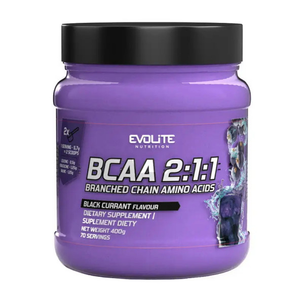 Амінокислота (БЦАА) BCAA 2:1:1 (400 g, black currant)
