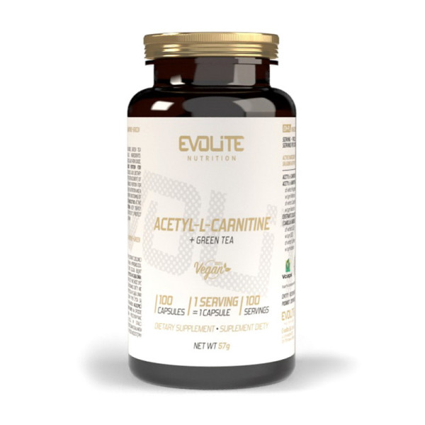 Л-карнітин (L-Carnitine) Acetyl L-Carnitine + Green Tea (100 veg caps)