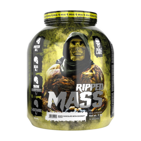 Гейнер низькобілковий Ripped Mass (3 kg, bunty) Польща