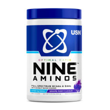 Комплексна амінокислота (Amino Acids) Nine Aminos (330 g, grape fizzy) Англія
