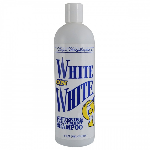 Шампунь Chris Christensen White on White для собак та котів для білої шерсті 473 мл