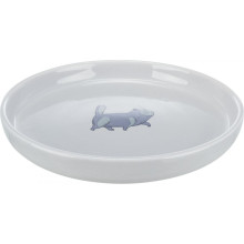 Миска Trixie для котів пласка та широка керамічна 23 см 600 мл