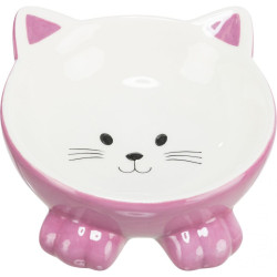 Миска Trixie для котів Котик керамічна 150 мл d14 см