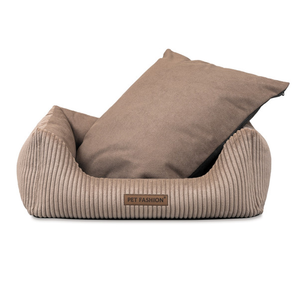 Лежак Pet Fashion DEVID для собак пісочний 62*50*19