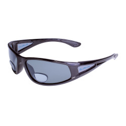 Окуляри біфокальні поляризаційні BluWater Bifocal-3 (+1.5) Polarized (gray) (чорна біфокальна лінза з діоптріями)