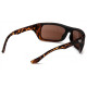 Окуляри захисні Venture Gear Vallejo Tortoise (bronze) Аnti-Fog, коричневі в коричневій оправі