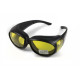 Окуляри захисні з ущільнювачем Global Vision Outfitter (yellow) Anti-Fog, жовті