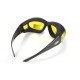 Окуляри захисні з ущільнювачем Global Vision Outfitter (yellow) Anti-Fog, жовті