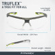 Захисні окуляри Pyramex Truflex (gray) Anti-Fog, cірі в чорно-сірій оправі