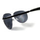Окуляри біфокальні (захисні) Global Vision Aviator Bifocal (+2.0) (gray), чорні біфокальні лінзи в металевій оправі