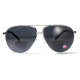 Окуляри біфокальні (захисні) Global Vision Aviator Bifocal (+2.0) (gray), чорні біфокальні лінзи в металевій оправі