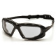 Окуляри захисні з ущільнювачем Pyramex Highlander-Plus (clear) Anti-Fog, прозорі