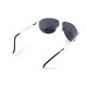 Окуляри біфокальні (захисні) Global Vision Aviator Bifocal (+2.5) (gray), чорні біфокальні лінзи в металевій оправі