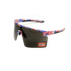 Окуляри захисні Global Vision Onyx USA Flag (gray), сірі в оправі прапор США