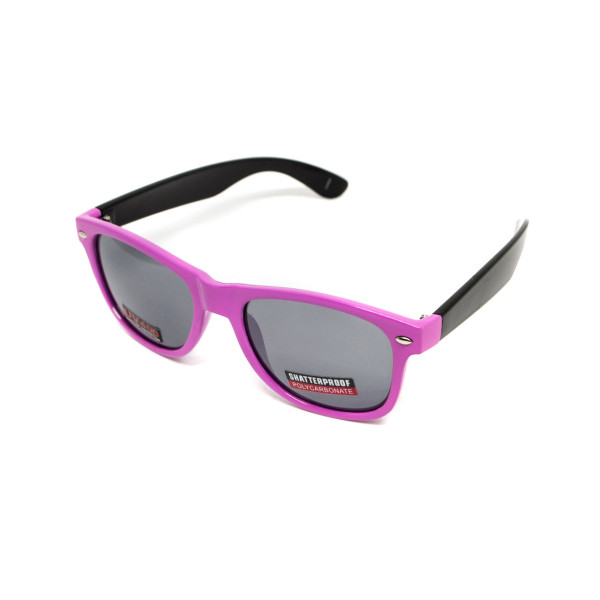 Окуляри захисні відкриті Swag Hipster-B Pink (Flash mirror), дзеркальні cірі