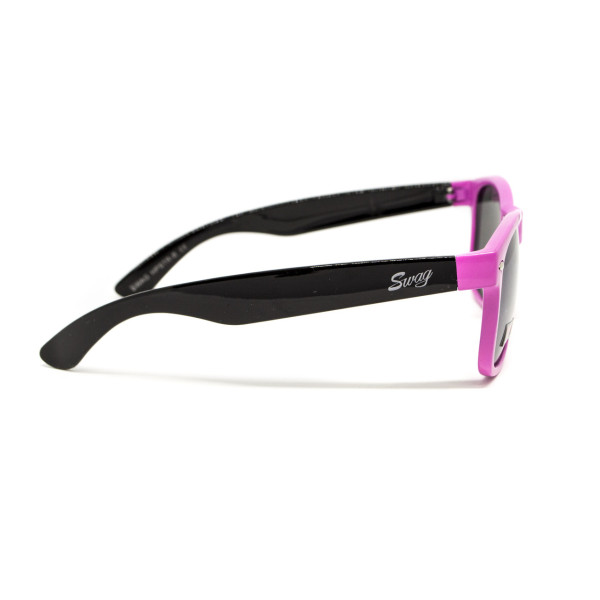 Окуляри захисні відкриті Swag Hipster-B Pink (Flash mirror), дзеркальні cірі