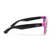 Окуляри захисні відкриті Swag Hipster-B Pink (Flash mirror), дзеркальні cірі