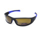 Окуляри поляризаційні BluWater Daytona-3 Polarized (brown), коричневі в чорно-синій оправі
