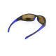 Окуляри поляризаційні BluWater Daytona-3 Polarized (brown), коричневі в чорно-синій оправі