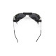 Окуляри захисні Global Vision Aviator-3 (gray), сірі зі з'ємним ущільнювачем із синтетичної "шкіри"