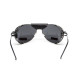 Окуляри захисні Global Vision Aviator-3 (gray), сірі зі з'ємним ущільнювачем із синтетичної "шкіри"