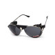 Окуляри захисні Global Vision Aviator-3 (gray), сірі зі з'ємним ущільнювачем із синтетичної "шкіри"