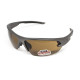 Захисні окуляри Venture Gear Tactical Semtex 2.0 Gun Metal (bronze) Anti-Fog, коричневі в оправі кольору "темний металік"