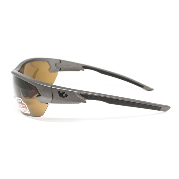 Захисні окуляри Venture Gear Tactical Semtex 2.0 Gun Metal (bronze) Anti-Fog, коричневі в оправі кольору "темний металік"