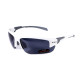 Окуляри BluWater Samson-3 White Polarized (gray), сірі в білій оправі