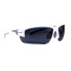 Окуляри BluWater Samson-3 White Polarized (gray), сірі в білій оправі