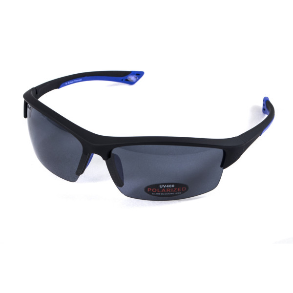 Окуляри поляризаційні BluWater Daytona-1 Polarized (gray), сірі гідрофобні лінзи (Repelon™)