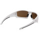 Окуляри захисні Venture Gear Pagosa White (bronze) Anti-Fog, коричневі в білій оправі