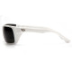 Окуляри захисні Venture Gear Vallejo White (forest gray) Anti-Fog, сіро-зелені в білій оправі