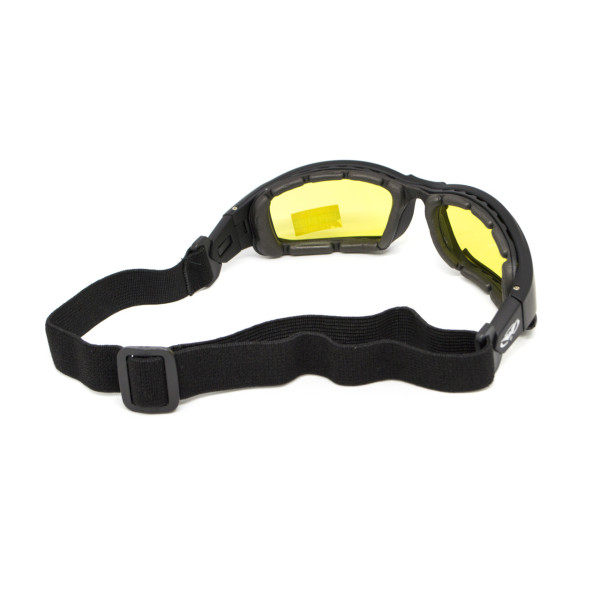 Окуляри захисні з ущільнювачем Global Vision Assault (yellow) Anti-Fog, жовті