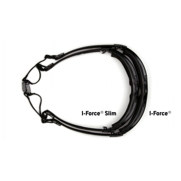 Окуляри захисні з ущільнювачем Pyramex i-Force Slim (clear) Anti-Fog, прозорі