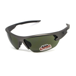 Захисні окуляри Venture Gear Tactical Semtex 2.0 Gun Metal (forest gray) Anti-Fog, чорно-зелені в оправі кольору "темний металік"