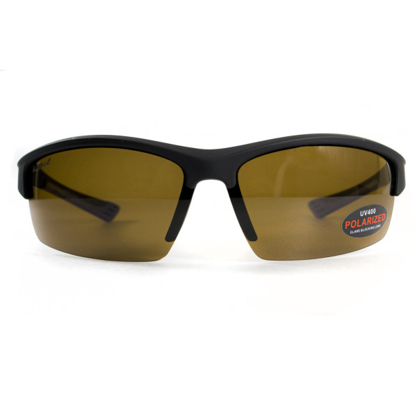 Окуляри поляризаційні BluWater Daytona-1 Polarized (brown), гідрофобні коричневі лінзи (Repelon™)