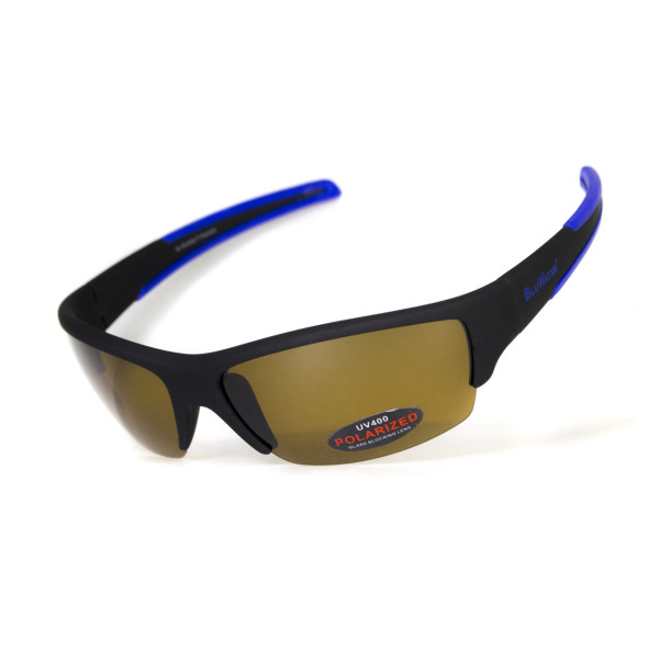 Окуляри поляризаційні BluWater Daytona-2 Polarized (brown), гідрофобні коричневі лінзи (Repelon™)