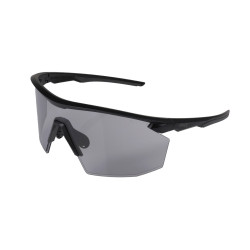 Окуляри захисні Pyramex PMXSPEC (light gray) Super Anti-Fog H2MAX, світло-сірі напівтемні в чорно-сірій оправі