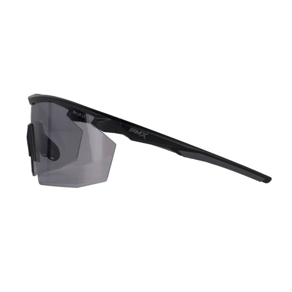 Окуляри захисні Pyramex PMXSPEC (light gray) Super Anti-Fog H2MAX, світло-сірі напівтемні в чорно-сірій оправі
