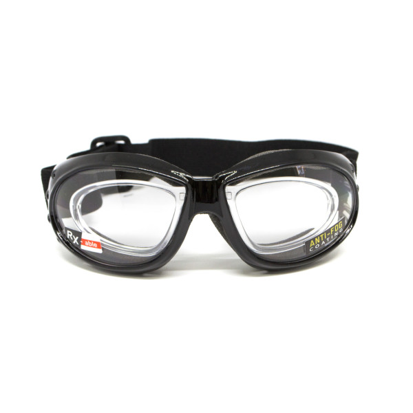 Окуляри захисні з ущільнювачем Global Vision Eliminator RX (clear) Anti-Fog, прозорі з діоптричною вставкою