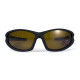 Окуляри поляризаційні BluWater Daytona-4 Polarized (brown) коричневі з синіми дужками