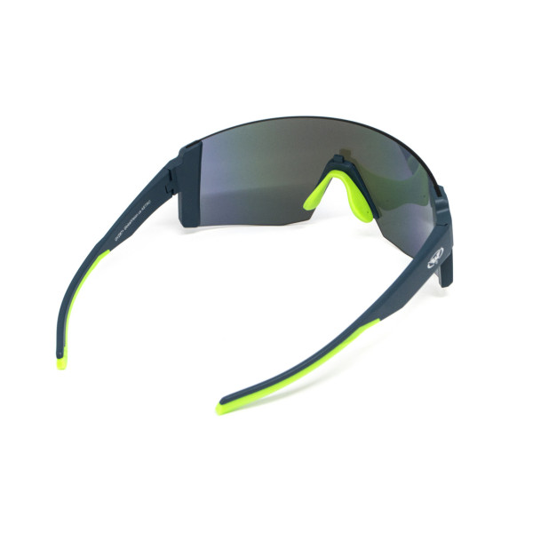 Окуляри захисні Global Vision Astro Blue (G-Tech™ blue), дзеркальні сині в синій оправі (з можливістю установки діоптрійної