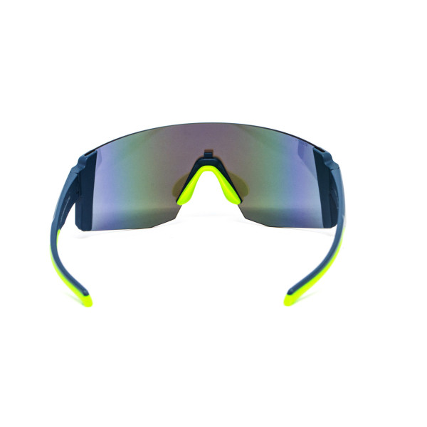 Окуляри захисні Global Vision Astro Blue (G-Tech™ blue), дзеркальні сині в синій оправі (з можливістю установки діоптрійної