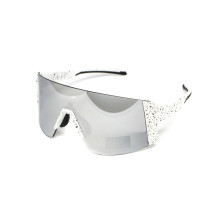 Окуляри захисні Global Vision Astro White (G-Tech™ silver), дзеркальні сірі в білій оправі (з можливістю установки діоптрійної