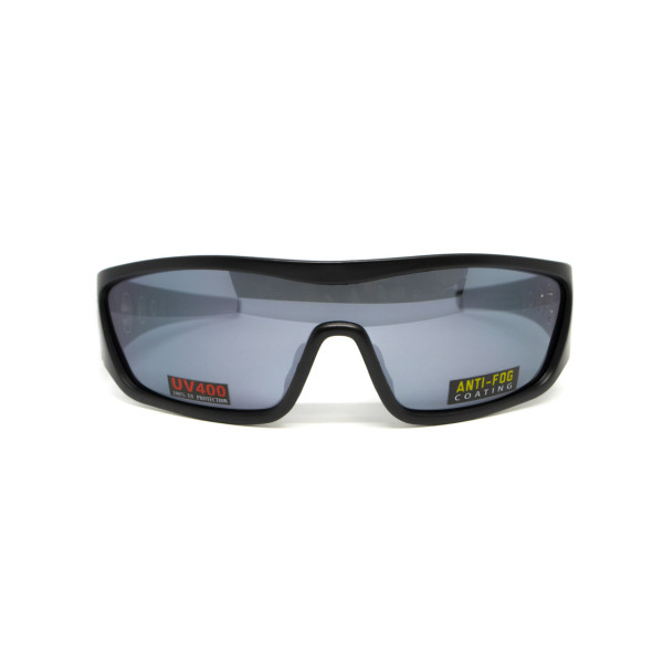 Окуляри захисні Global Vision Rivet (silver mirror) Anti-Fog, дзеркальні сірі