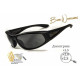 Окуляри біфокальні поляризаційні (захисні) BluWater Winkelman-2 polarized (+2.0 bifocal), (gray) чорні